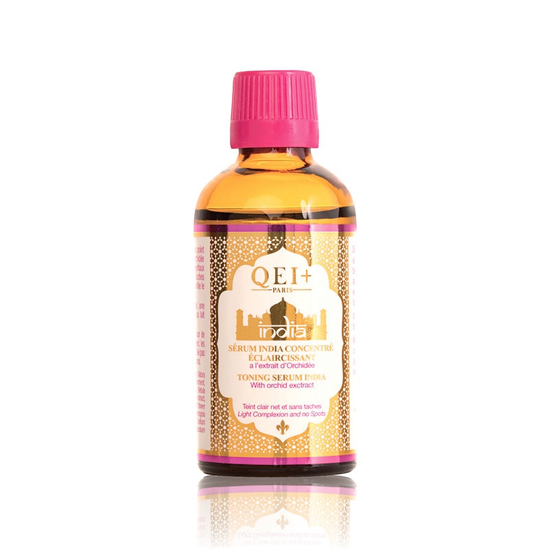 QEI+ India serum is enriched with Orchid extract.